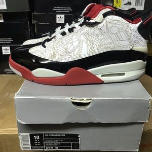 Used pair of Air Jordan Dub-Zero size 10